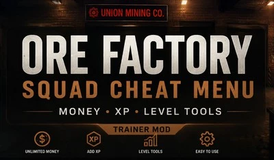 Ore Factory Squad чит – меню